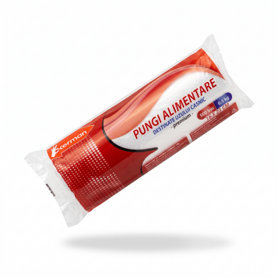 Pungi alimentare rola 16x23 cm 500 buc 0.5 kg uz casnic Okerman